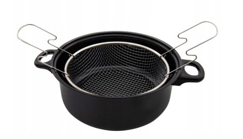 GARNEK Z KOSZYKIEM DO SMAŻENIA FRYTEK 4.0L 24cm