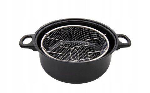 GARNEK Z KOSZYKIEM DO SMAŻENIA FRYTEK 4.0L 24cm