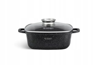 Garnek tradycyjny Garnek kwadratowy marmurkowy 28cm 6.5L