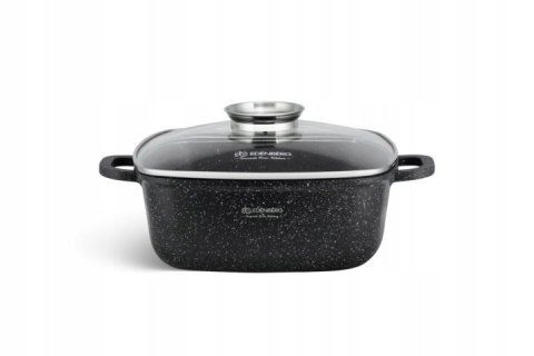 Garnek tradycyjny Garnek kwadratowy marmurkowy 28cm 6.5L