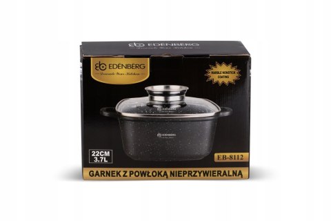 Garnek tradycyjny marmurkowy 3.7 l