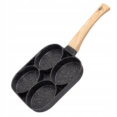 Patelnia do jajek i placków Premium 18 cm marmurowa