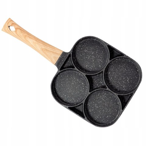 Patelnia do jajek i placków Premium 18 cm marmurowa