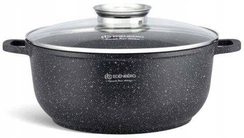SZEROKI GARNEK AROMA KNOB MARMUREK BEZ PFOA śr 40cm. / 18,5L