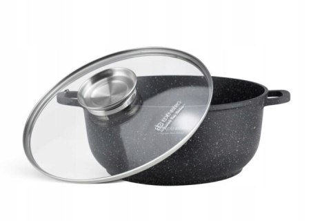 SZEROKI GARNEK AROMA KNOB MARMUREK BEZ PFOA śr 40cm. / 18,5L