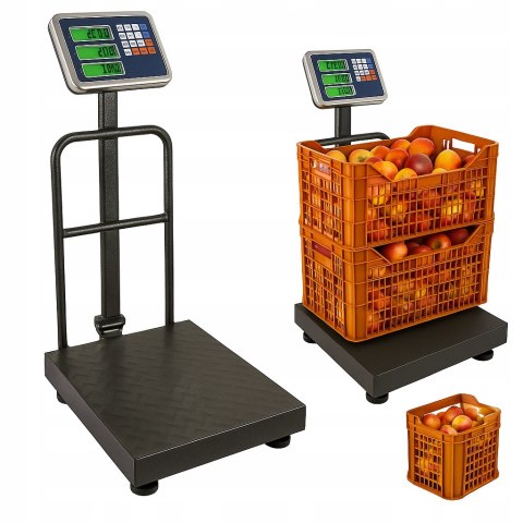 Waga Sklepowa Magazynowa Przemysłowa Elektroniczna LCD 300 kg.