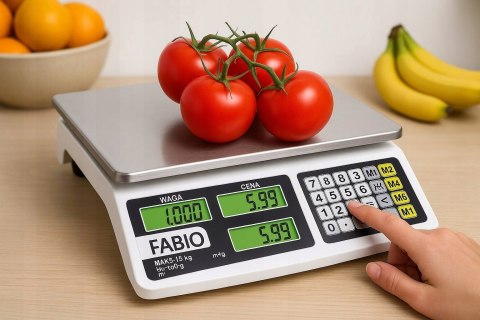 Waga sklepowa elektroniczna LCD 40 KG.