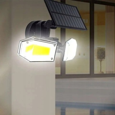 Lampa uliczna 78 W 1500 lm zasilanie solarne