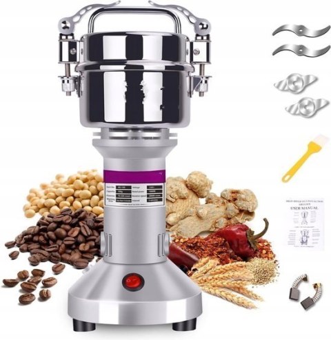 Młynek elektryczny Royalty Line FG-21801 850 W srebrny/szary