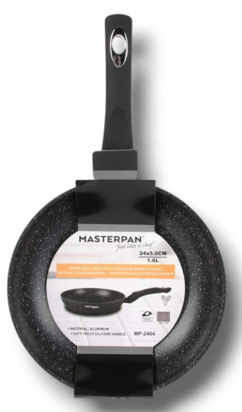 Patelnia tradycyjna Masterpan 24 cm aluminiowa