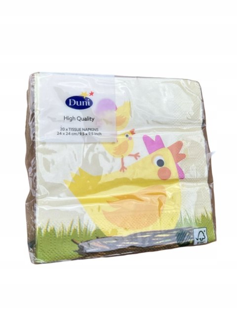 SERWETKA WIELKANOCNA DUNI 33X33CM 20 SZTUK
