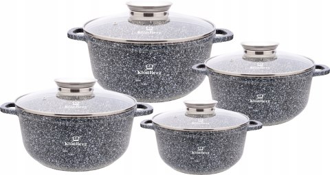 Zestaw garnków PREMIUM ceramiczne 8 el.