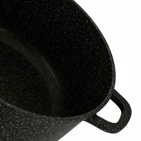 Zestaw garnków marmurkowych aluminiowe 12 el.