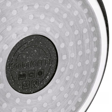 Zestaw garnków marmurkowych aluminiowe 12 el.