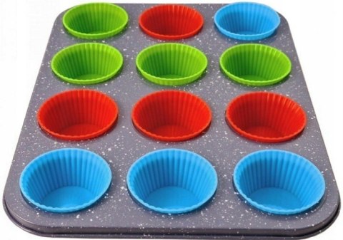 Forma do muffinek Elitehoff 27 x 35cm średnica 6cm