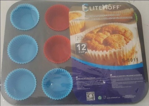 Forma do muffinek Elitehoff 27 x 35cm średnica 6cm