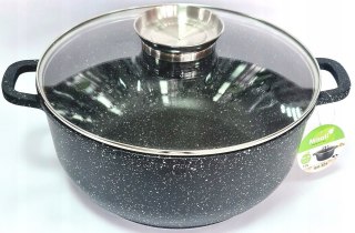 Garnek tradycyjny marmurkowy Misoli 6,8 l solidny