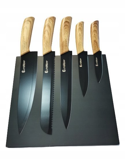 Komplet noży z listwą magnetyczną Elitehoff Ceramic Knife 5 szt.