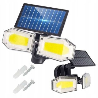 Lampa uliczna 78 W 1500 lm zasilanie solarne