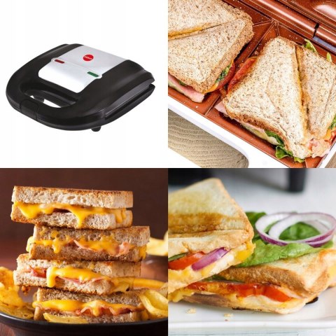 Opiekacz misskitchen ST-9370-S czarny 750 W