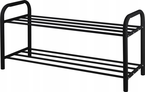 PÓŁKA NA BUTY METAL ORGANIZER SZAFKA STOJAK REGAŁ METALOWA CZARNA 1127