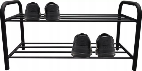 PÓŁKA NA BUTY METAL ORGANIZER SZAFKA STOJAK REGAŁ METALOWA CZARNA 1127