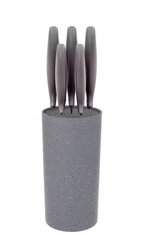 Stojak na noże Brunbeste 22 cm czarny tworzywo sztuczne