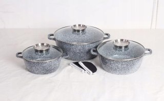 Zestaw garnków Elitehoff ceramiczne 6 el.