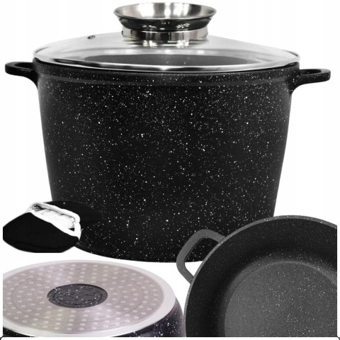 Garnek tradycyjny Brunbeste Garnek MARMUROWY WYSOKI 24cm / 6.2L 6,2 l