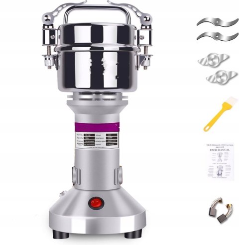 Młynek elektryczny Royalty Line FG-21801 850 W srebrny/szary