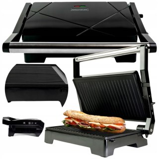Opiekacz grill Royalty Line PM-1000.869.1 1000W czarny