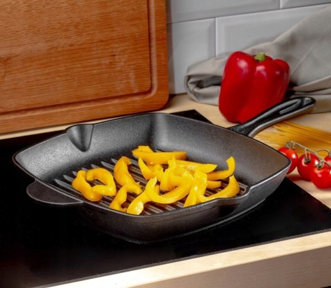 Patelnia grillowa Brunbeste 11 26 cm żeliwna