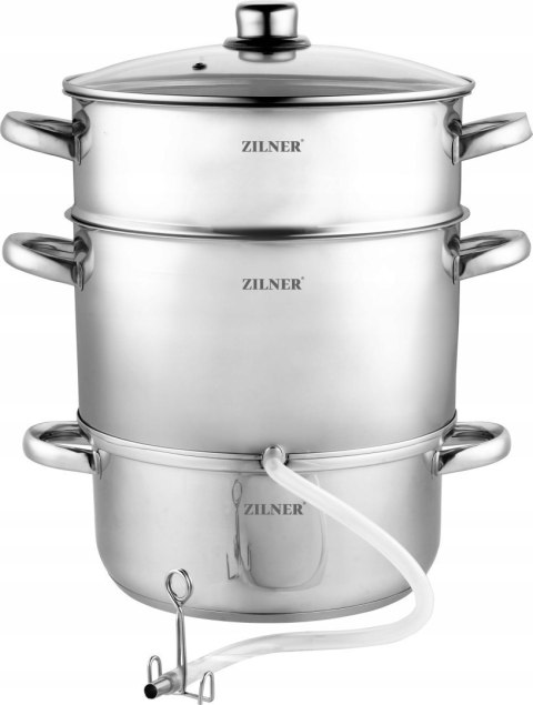 Sokownik Zilner 8 l srebrny