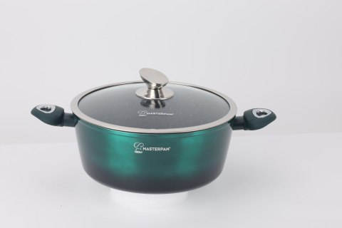 Zestaw Komplet Garnków Marmurkowych Garnki 8 EL Indukcja Gaz MASTERPAN