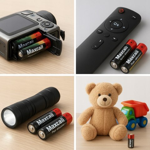 Baterie MAXCAIL AA LR6 1.5V 40 szt Długotrwałe Mocne Pilot Zabawek Latarki