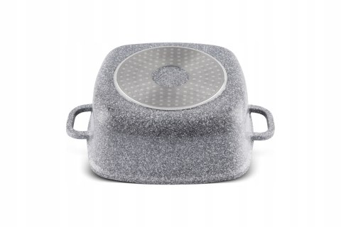 GARNEK ALUMINIUM KWADRAT 20CM GRANIT MARMUR 2,8L MASTERPAN MP-2106