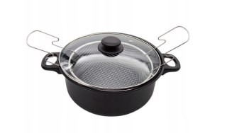 GARNEK Z KOSZYKIEM DO SMAŻENIA FRYTEK 4.0L 24cm