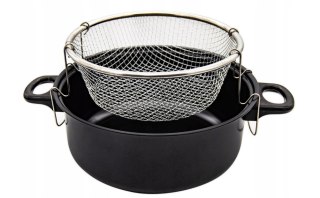 GARNEK Z KOSZYKIEM DO SMAŻENIA FRYTEK 4.0L 24cm