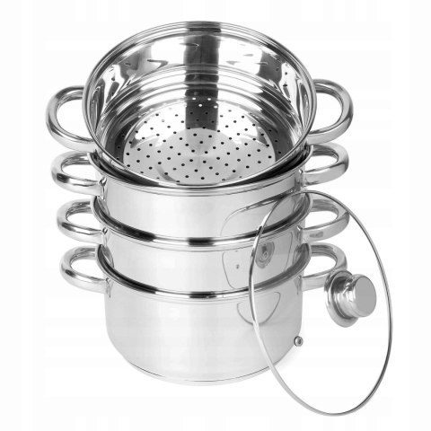 Garnki do gotowania na parze Elitehoff 3,1 l stal