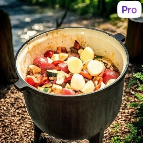 KOCIOŁEK ŻELIWNY EMALIOWANY 5L Garnek ceramiczny