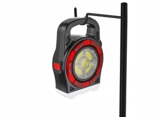 LATARKA SOLARNA PRZENOŚNA LAMPKA AKUMULATOROWA LED POWERBANK REFLEKTOR MOC