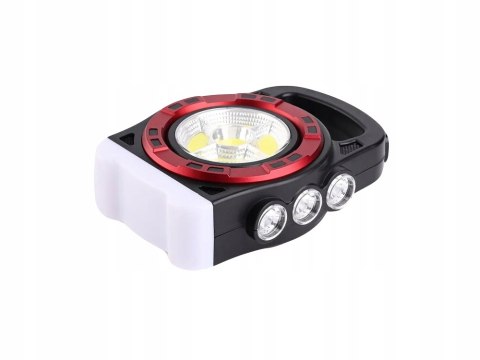 LATARKA SOLARNA PRZENOŚNA LAMPKA AKUMULATOROWA LED POWERBANK REFLEKTOR MOC