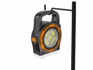 LATARKA SOLARNA PRZENOŚNA LAMPKA AKUMULATOROWA LED POWERBANK REFLEKTOR MOC