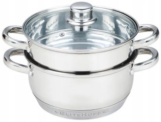 Parowar Elitehoff 5 l garnki na pare stal 24 cm