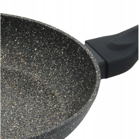 Patelnia tradycyjna marmurkowa granitowa Marmo 22 cm granitowa