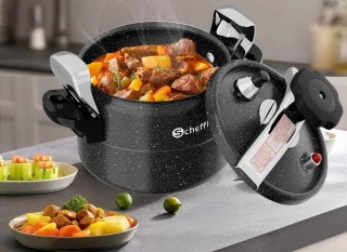 Szybkowar Scheffler 15 l czarny solidny