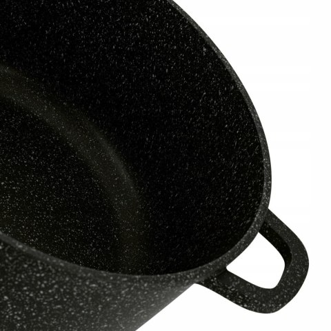 Zestaw garnków marmurkowych aluminiowe 12 el.