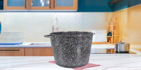 Garnek tradycyjny Elitehoff Garnki marmurkowe 6,5 l