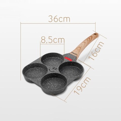 Patelnia do Smażenia Jajek Racuchów Pancakes Placków Naleśniki Indukcja Gaz