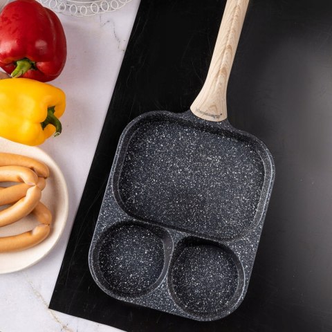 Patelnia do jajek i placków Klausberg Exclusive line 19.2cm marmurowa